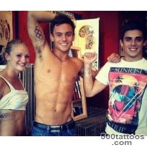 Tom Daley sports Olympic rings tattoo on Twitter after London 2012 _47