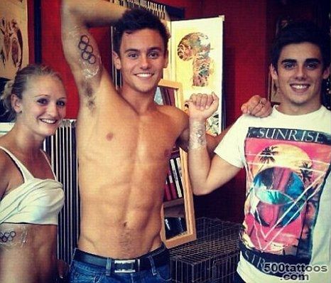 Tom Daley sports Olympic rings tattoo on Twitter after London 2012 ..._47