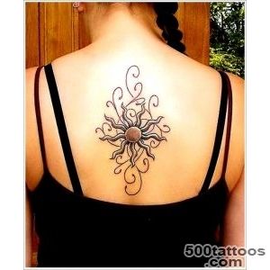 25+ Beautiful Sun Tattoo Designs for Men and Women_29