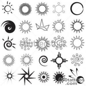Set Of Abstract Sun Tattoo Designs  Tattoobitecom_8