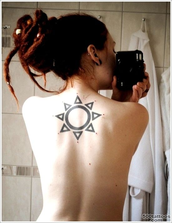25+ Beautiful Sun Tattoo Designs for Men and Women_9