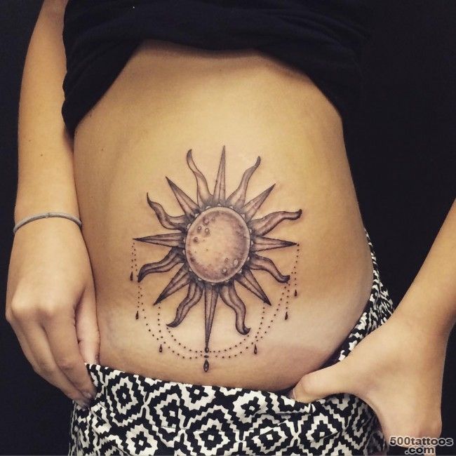 40 Superb Sun Tattoo designs and meaning   Bright Symbol of The ..._5