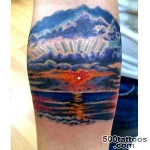 Delightful Sunset and Sunrise Tattoos  Tattoo Ideas Gallery _32