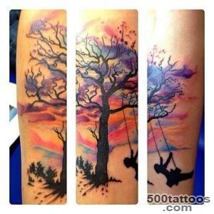 watercolor sunset tattoo  Tattoos  Pinterest  Sunsets _46