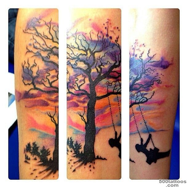 watercolor sunset tattoo  Tattoos  Pinterest  Sunsets ..._46