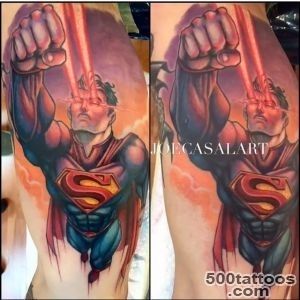 Claddagh Tattoos — Superman tattoo by Joe Casal Art 40+ Beautiful_36