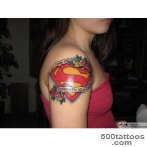 Superman tattoo @ Geeky Tattoos_20