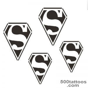 Waterproof temporary tattoo stickers wrist ball size Superman _30