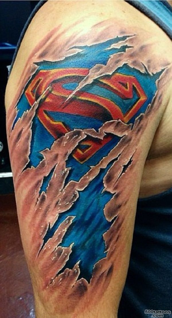 35 Inspirational Superman Tattoos   nenuno creative_14