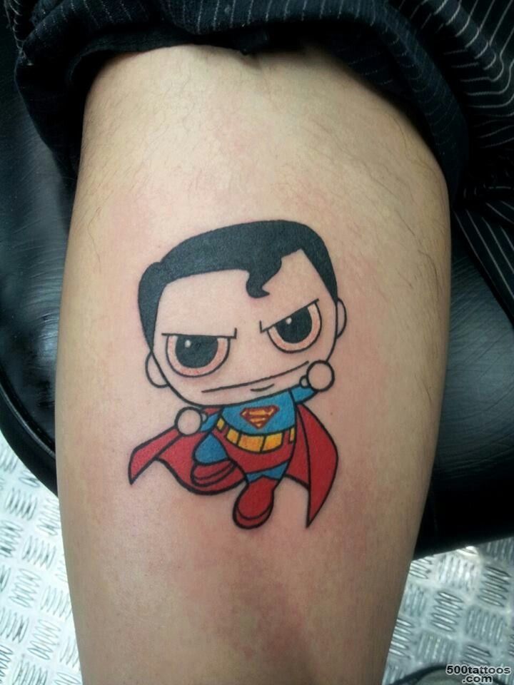 Cute#superman#tattoo  Tattoo  Pinterest  Superman Tattoos ..._16