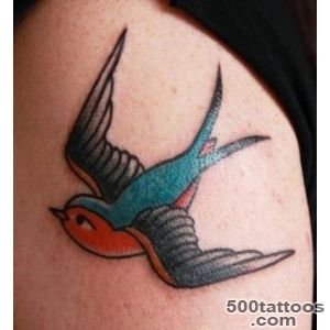 Swallow tattoo design, idea, image