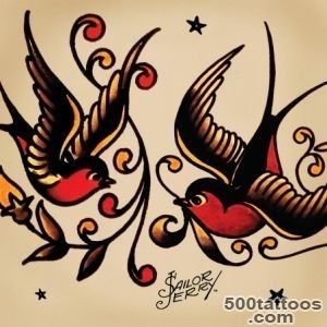 Tattoo Meanings   Swallows, Anchors, Sharks   Sailor Jerry_22