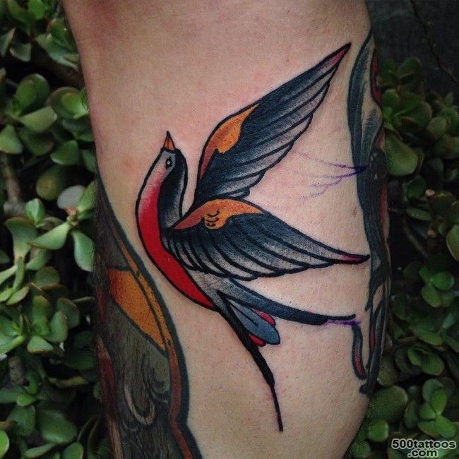 Swallow Bird Tattoo_20