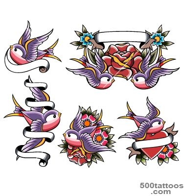 Swallow tattoo design vector by paul_june   Image #738056 ..._23