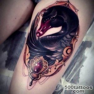 1000+ ideas about Black Swan Tattoo on Pinterest  Swan Tattoo _14
