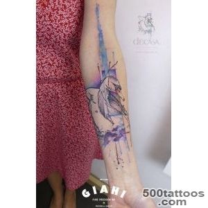 Aquarelle White Swan tattoo by Carola Deutsch  Best Tattoo Ideas _49