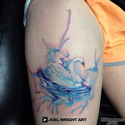 14 Swan Tattoo Images, Pictures And Latest Ideas_3