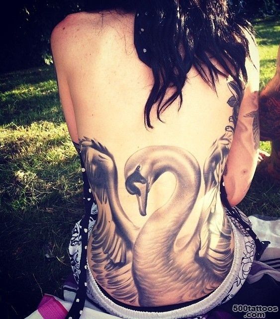 14 Swan Tattoo Images, Pictures And Latest Ideas_10