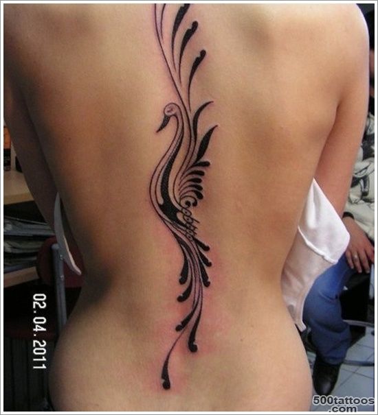 30+ Dazzling and Eye Catching Swan Tattoo Designs_12