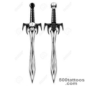 20+ Fantastic Sword Tattoo Designs_3