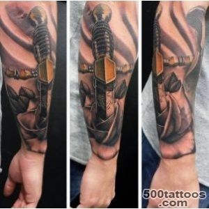 Pin 50 Sword Tattoos For Men A Sharp Sense Of Sophistication on _44