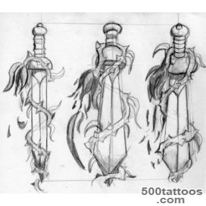 Sword Tattoos, Designs And Ideas  Page 21_24