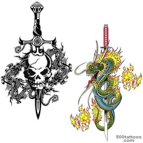 16 Sword Tattoo Designs and their Meanings_25