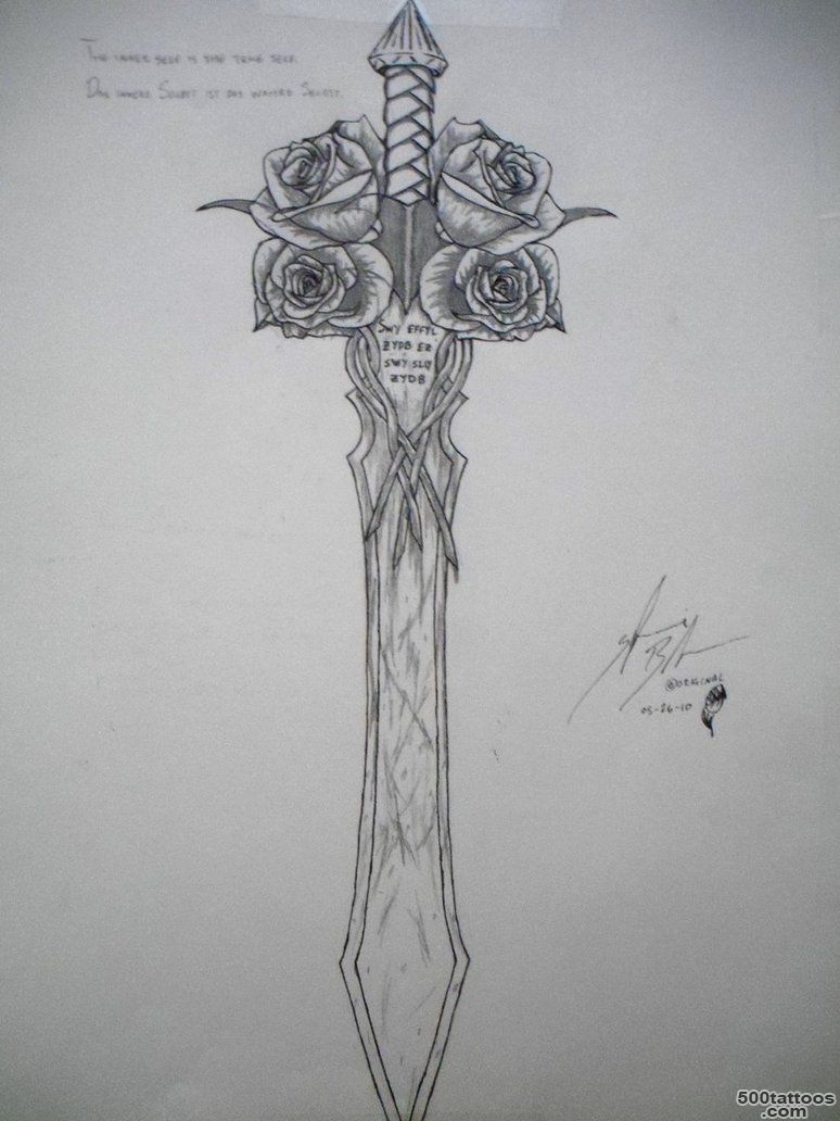 Sword Tattoos, Designs And Ideas  Page 4_42
