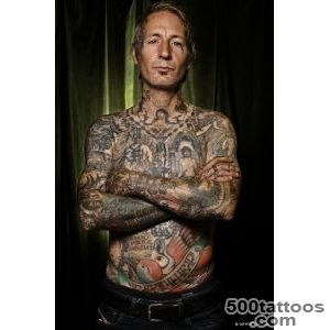 Traditional tattoo age tattoo with delicate linework on the ribs