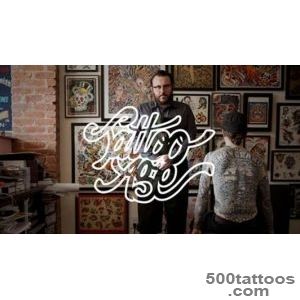 A neo-traditional tattoo age tattoo on the ribs with delicate detail