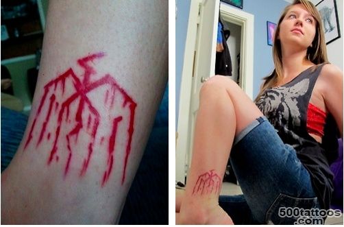 Realism tattoo age tattoo featuring clean execution on the forearm