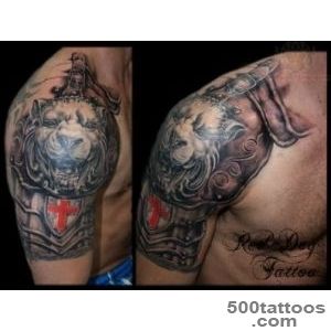 Shoulder Armor Tattoo For Men   Tattoes Idea 2015  2016_29