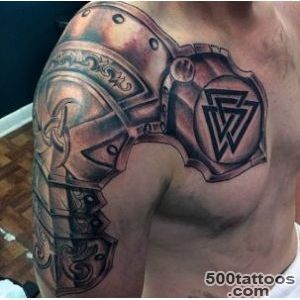 Top 90 Best Armor Tattoo Designs For Men   Walking Fortress_4