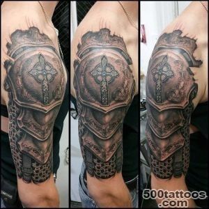 Top 90 Best Armor Tattoo Designs For Men   Walking Fortress_21