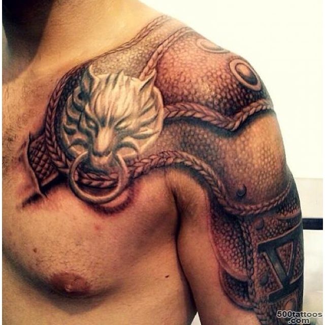 9 Best Armor Tattoo Images And Designs For Men_16