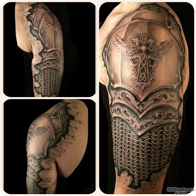 1000+ ideas about Shoulder Armor Tattoo on Pinterest  Armor ..._19