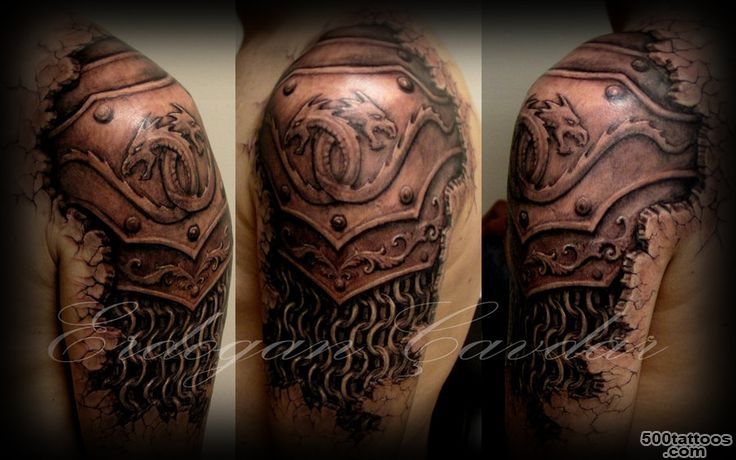 Armor tattoo  tatuagem de armadura   fabio_king  Armor Tattoo ..._6