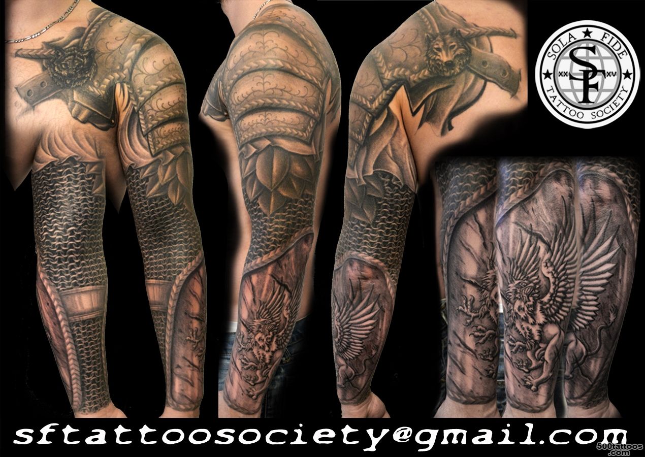 chain mail tattoo  Sola Fide Tattoo Society_12