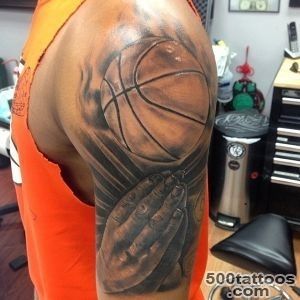 40 Basketball Tattoo Designs And Ideas For Men  I Luv Sports_37