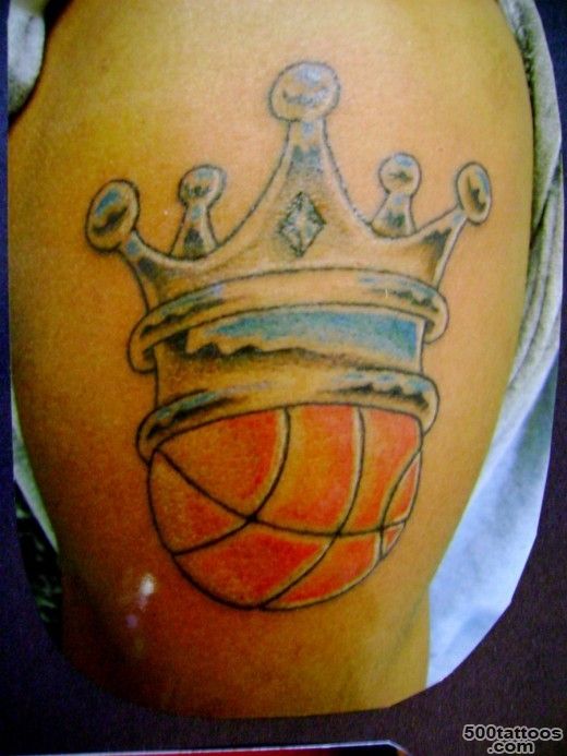 3d womentattoo.com Basketball crown tattoos._41