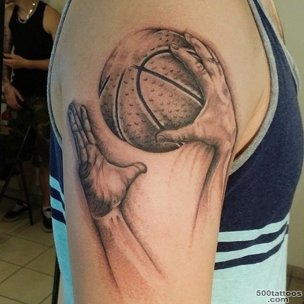 40 Basketball Tattoo Designs And Ideas For Men  I Luv Sports_5