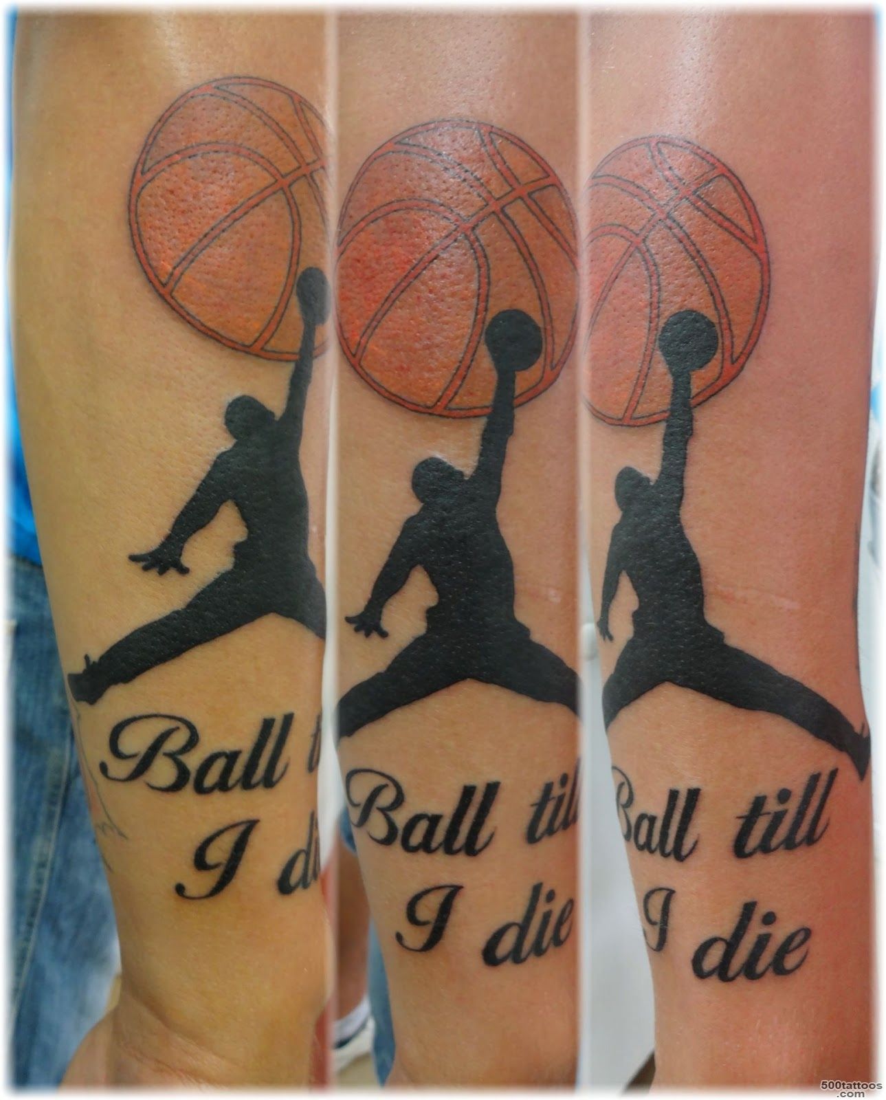 amazing basketball tattoo design with wing style on arm  Tattoo ..._42