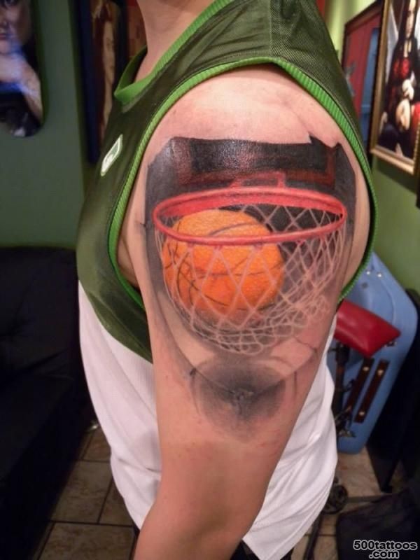Pin With Basketball Elements Another Way To Keep A Tattoo on Pinterest_46