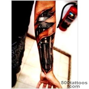 35 Bio Mechanical Tattoo Designs_6