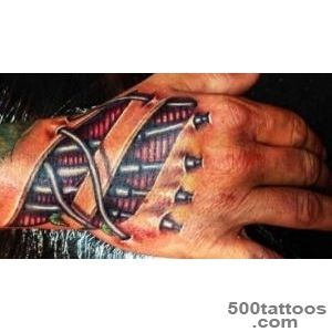 Biomechanics 3D Hand Tattoo   httptattootodesigncom _45