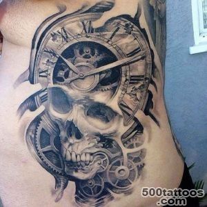 Biomechanics Skull Tattoo Motif   Ideas Tattoo Designs_35