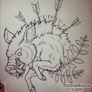 19 Boar Tattoo Designs, Samples And Ideas_16
