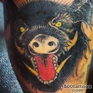 Boar tattoo by Justin Spann  Beautiful Tattoos  Pinterest _44