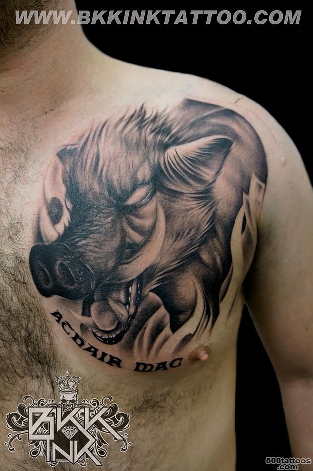 15 Latest Boar Tattoo Images, Pictures And Photos Ideas_1