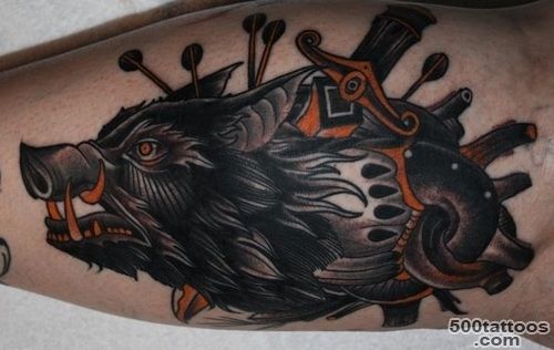15 Latest Boar Tattoo Images, Pictures And Photos Ideas_2
